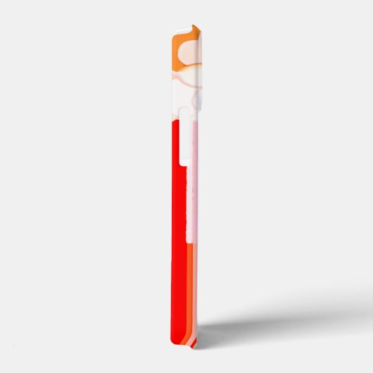 Rustisch rood en wit Case-Mate iPhone case (Achterkant / Rechts)