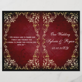 Rustisch, rood goudweduwenprogramma