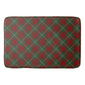 Rustisch rood groen en beige tartan patroon badmat (Voorkant)