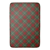 Rustisch rood groen en beige tartan patroon badmat (Voorkant Verticaal)