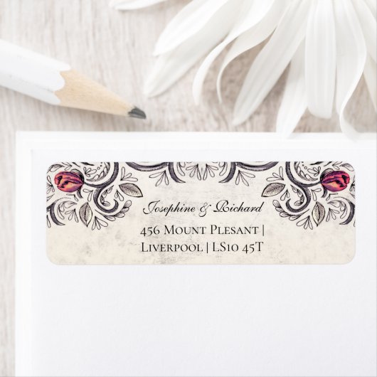 Rustisch Roos  Etiket (Insitu)