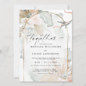 Rustisch Roos Floral Waterverf Kaart (Voorkant)