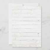 Rustisch Roos Gold Foil Floral Vrijgezellenfeest Kaart (Achterkant)