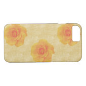 Rustisch Roos hoesje (Achterkant (Horizontaal))