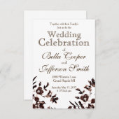 Rustisch Roos Kaart (Voorkant / Achterkant)