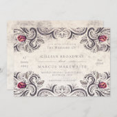 Rustisch Roos Kaart (Voorkant / Achterkant)