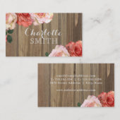 Rustisch Roos Visitekaartje (Voorkant / Achterkant)