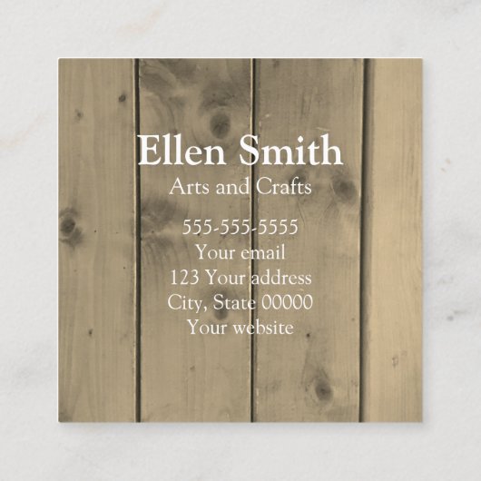 Rustisch Roos — Visitekaartje voor Floral Design (Achterkant)