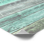 Rustisch Roos voor het decoderen van de kust Poster (Hoek)