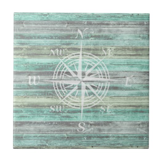 Rustisch Roos voor het decoderen van de kust Tegeltje (Voorkant)