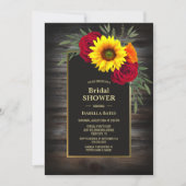 Rustisch Roos Vrijgezellenfeest van onbewerkt hout Kaart (Voorkant)