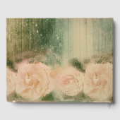 Rustisch Roos Wedding Guest Book Gastenboek (Achterkant)