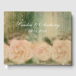 Rustisch Roos Wedding Guest Book Gastenboek