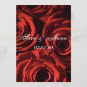 Rustisch Roos Wedding Programme Programmakaart (Achterkant)