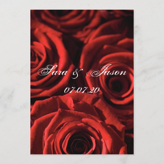 Rustisch Roos Wedding Programme Programmakaart (Achterkant)