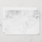 Rustisch Roos zwart-wit Kaart (Achterkant)