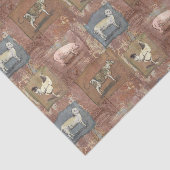 Rustisch Rust Pattern Tissuepapier (Detail)