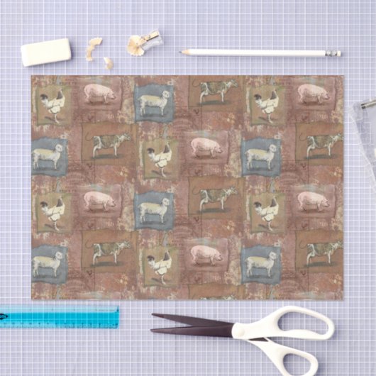 Rustisch Rust Pattern Tissuepapier (Craft)