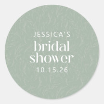 Rustisch Sage Green Botanical Floral Vrijgezellenf