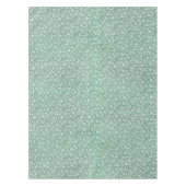 Rustisch Sage Green Floral Pattern Tafelkleed (Voorkant)