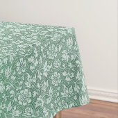 Rustisch  Sage Green Floral Pattern Tafelkleed (Voorbeeld)