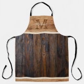 Rustisch Schort met houtentoon (Voorkant)