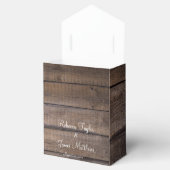 Rustisch Script Oak Barn Country Weddenschap Bedan Bedankdoosjes (Geopend)