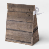 Rustisch Script Oak Barn Country Weddenschap Bedan Bedankdoosjes (Achterkant)