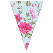 Rustisch  sierbloempatroon vlaggetjes (Tweede vlag)