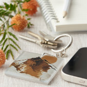 Rustisch Sierkussen voor gebergte Sleutelhanger (Voorkant Rechts)