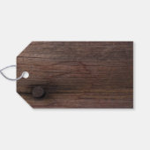 Rustisch Sinaasappel Daisy Country Barn Wedding fo Cadeaulabel (Achterkant Horizontaal)