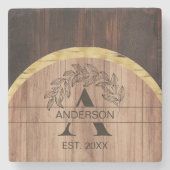 Rustisch Stenen Onderzetter (Voorkant)