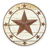 Rustisch sterwiel keramische knop (Voorkant)