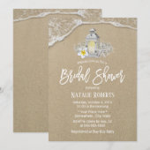 Rustisch strand strand Lantern Vrijgezellenfeest Kaart (Voorkant / Achterkant)