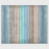 Rustisch Tropisch Kleur Hout Cadeaupapier (Vlak)