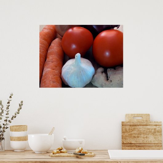 Rustisch veg poster (Keuken)