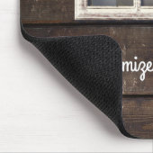 Rustisch venster en licht Robuust land - aangepast Muismat (Hoek)