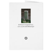 Rustisch venster Kaart (Achterkant)