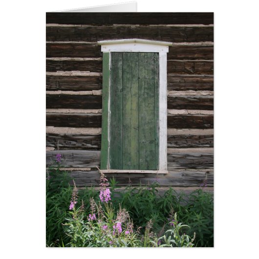 Rustisch venster Kaart (Voorkant)
