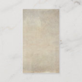 Rustisch veredeld papier - rood visitekaartje (Achterkant)