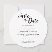 Rustisch Verloving houten bruiloft uniek Save The Date (Achterkant)