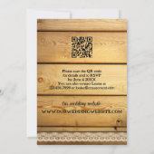 Rustisch Verloving van Western Paardenland Kaart (Achterkant)