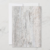 Rustisch, verwekt grijs hout dat we hebben opgegra kaart (Achterkant)