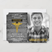 Rustisch veterinair Afstuderen Kaart (Voorkant)