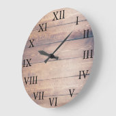 Rustisch vintage hout Romeinse nummers Grote Klok (Hoek)