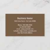 Rustisch Visitekaartje (Achterkant)