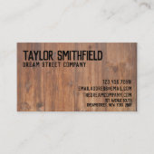 Rustisch Visitekaartje (Voorkant)