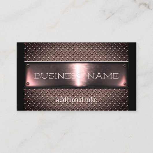 Rustisch Visitekaartje (Voorkant)