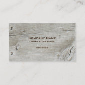 Rustisch Visitekaartje (Achterkant)