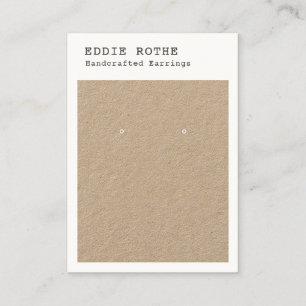 Rustisch Visitekaartje voor modern kraft-draagbeel